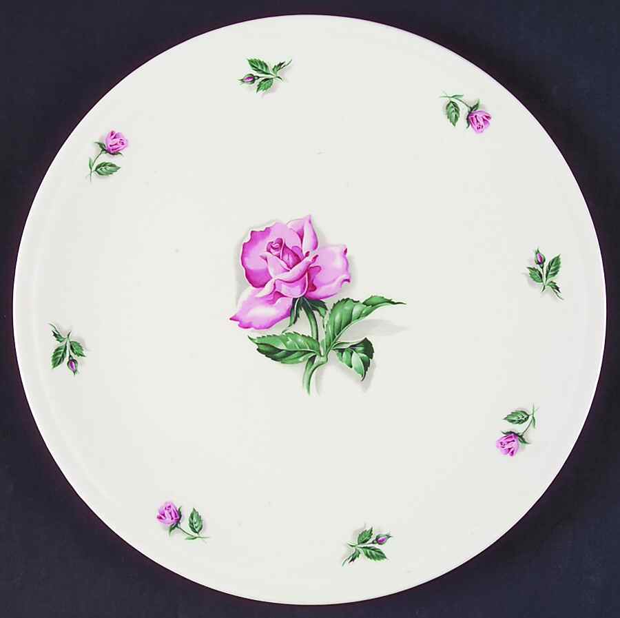 Rhythm Rose Cake Plate by Household Institute-1