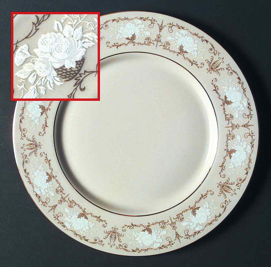 Brentwood Castles Dinner Plate by Hom Ec China-1