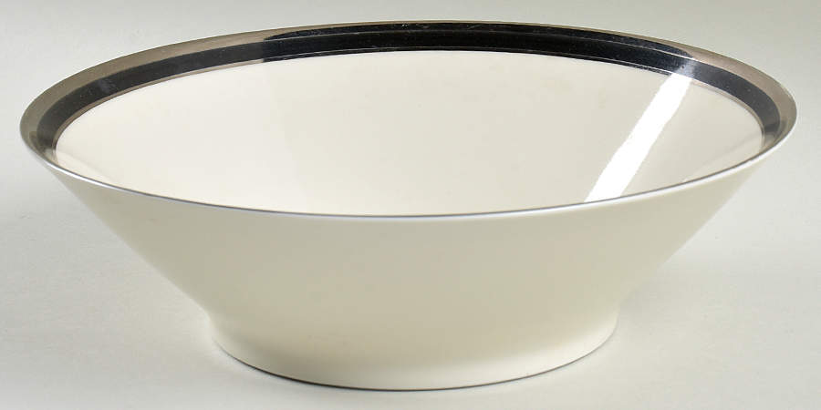 Midnight Halo 9" Round Vegetable Bowl by Heirloom Collection-1