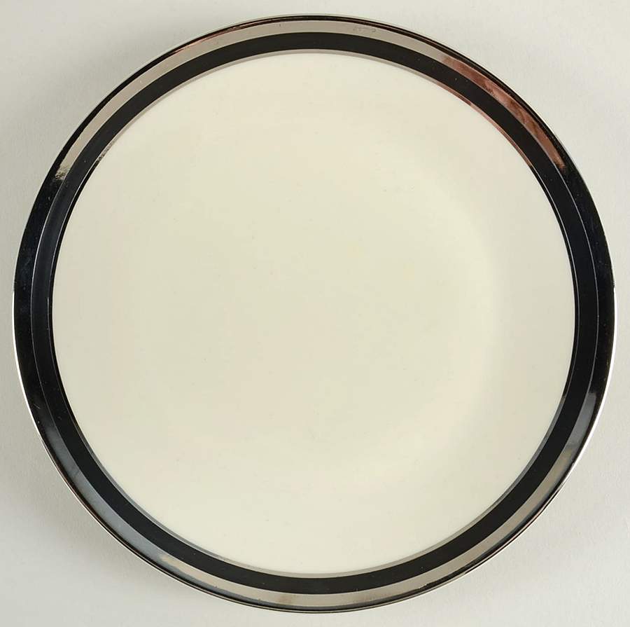Midnight Halo Salad Plate by Heirloom Collection-1