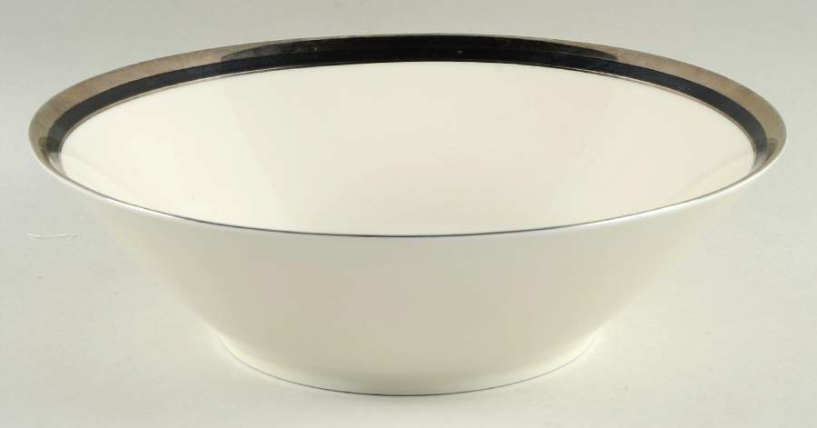 Midnight Halo 9" Round Vegetable Bowl by Heirloom Collection-1