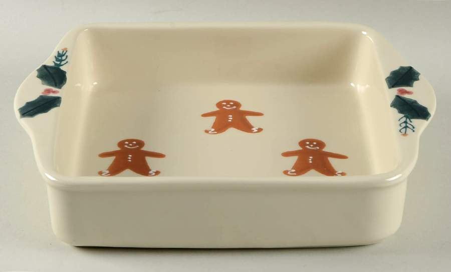 Gingerbread 10" Square Baker by Hartstone-1