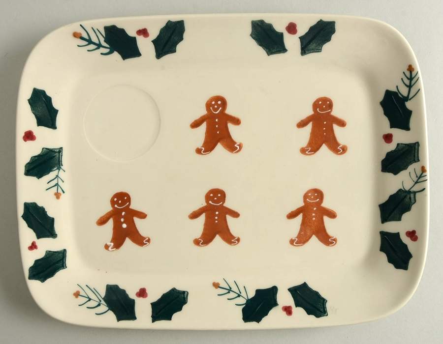 Gingerbread Snack Plate by Hartstone-1