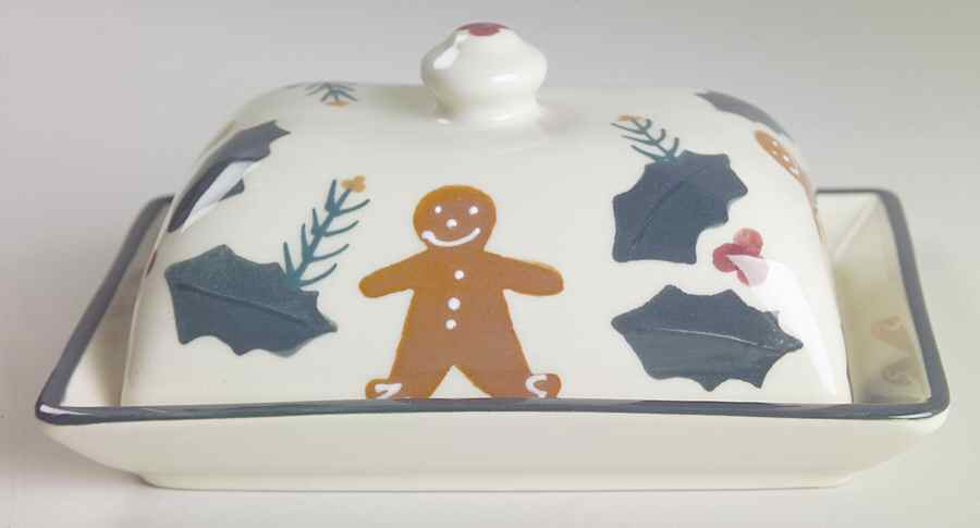 Gingerbread Rectangular Covered Butter by Hartstone-1