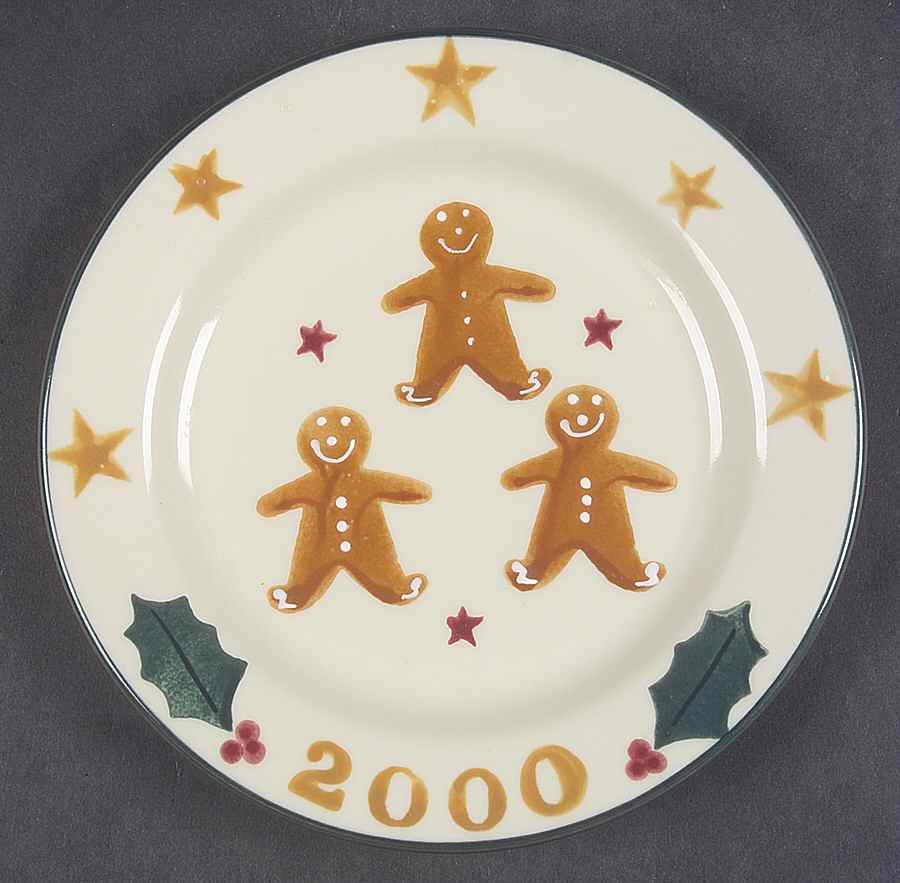 Gingerbread 2000 Collector Plate by Hartstone-1