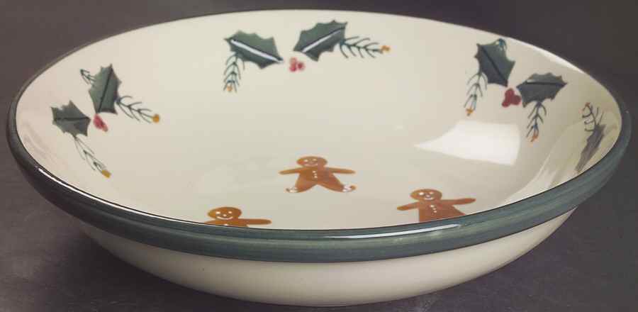 Gingerbread 13" Pasta Serving Bowl by Hartstone-1