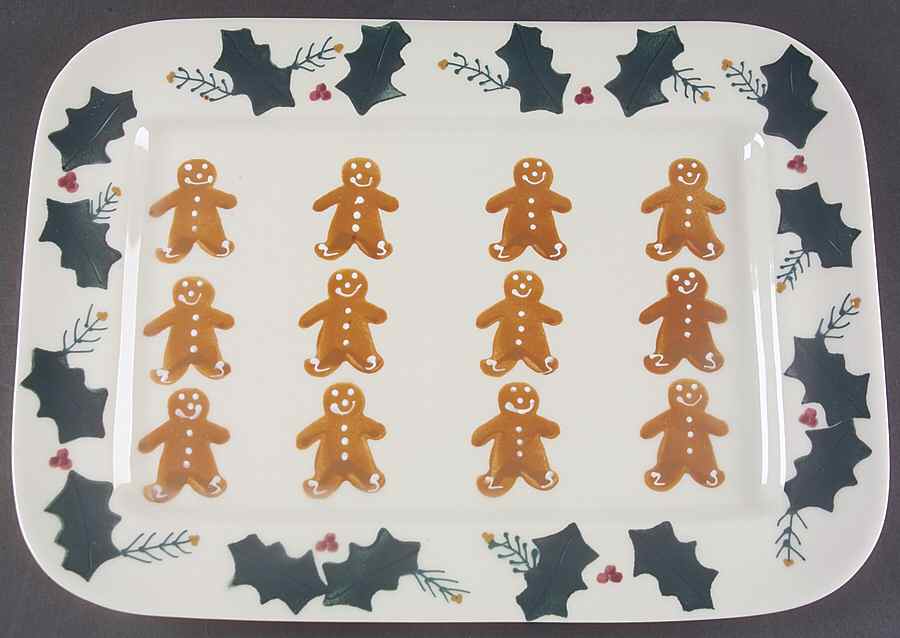 Gingerbread 16" Rectangular Serving Platter by Hartstone-1