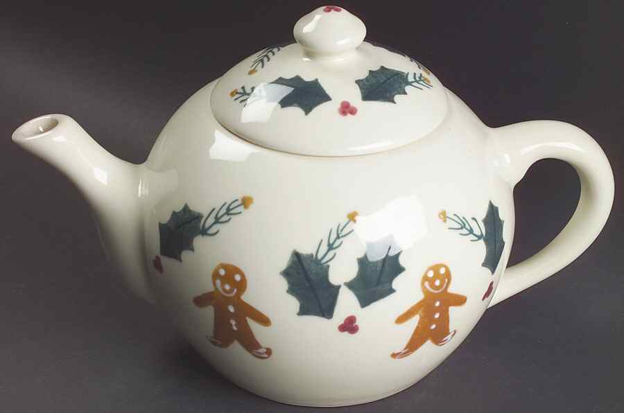 Gingerbread Teapot & Lid by Hartstone-1