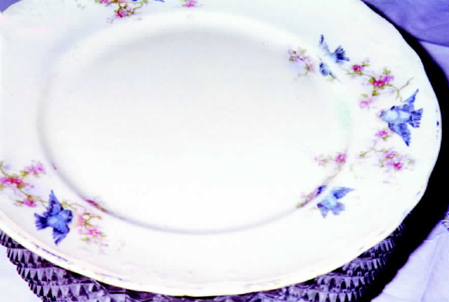 Blue Bird Dinner Plate by HR Wyllie-1