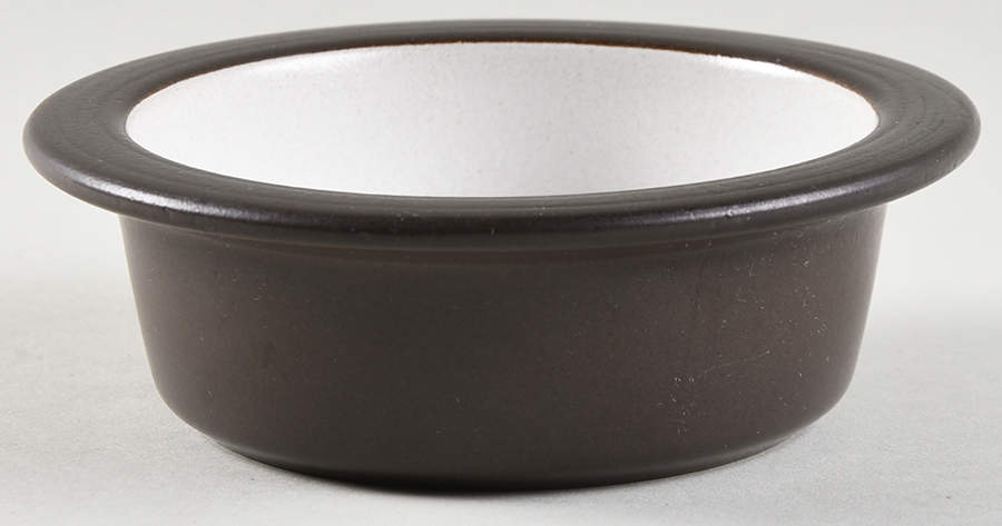 Brown & White (Rim) Fruit/Dessert (Sauce) Bowl by Heath-1