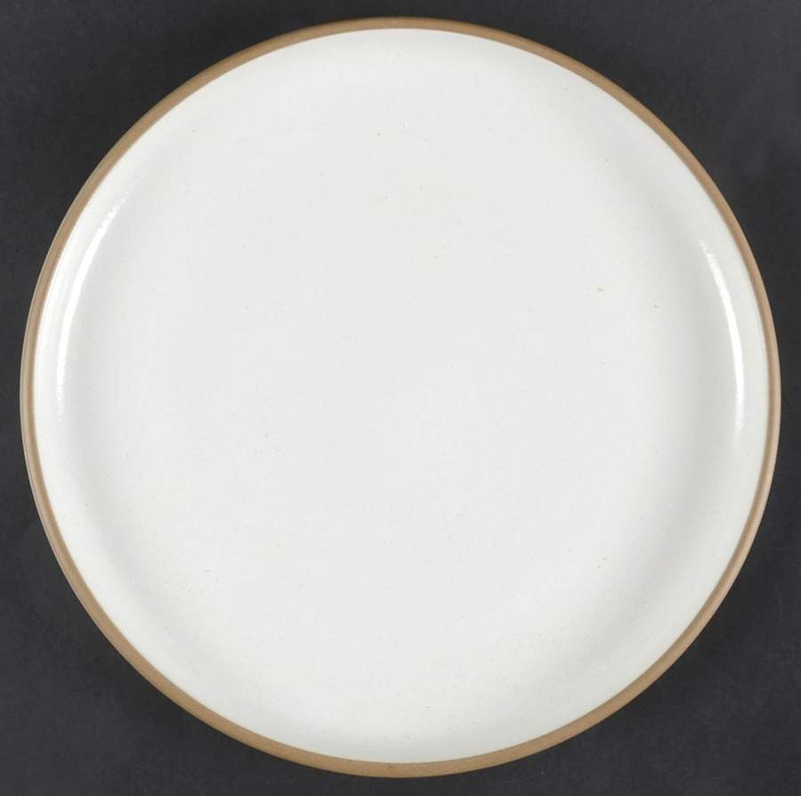 Opaque White (Coupe Shape) 13" Chop Plate (Round Platter) by Heath-1