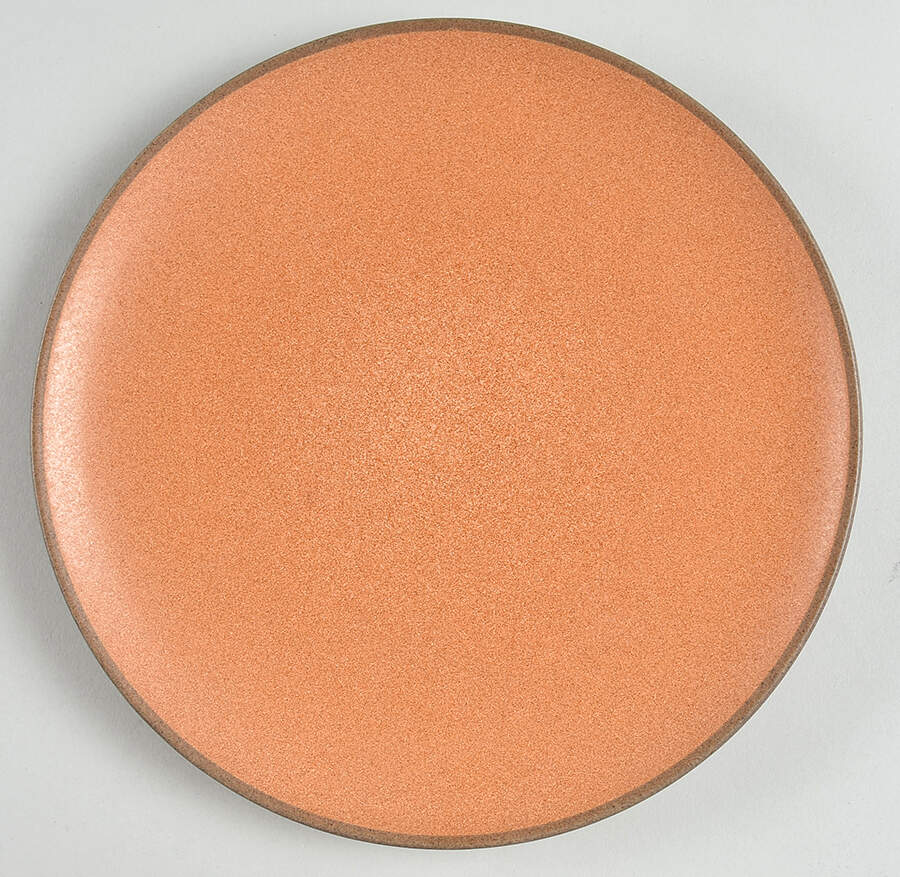 Pumpkin (Coupe Shape) Salad Plate by Heath-1