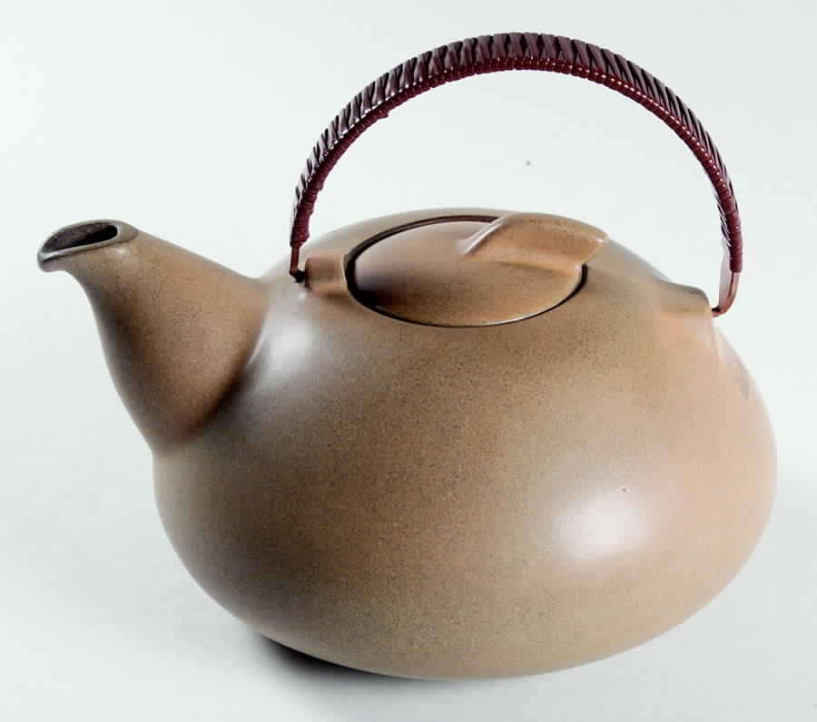 Pumpkin (Coupe Shape) Teapot & Lid by Heath-1