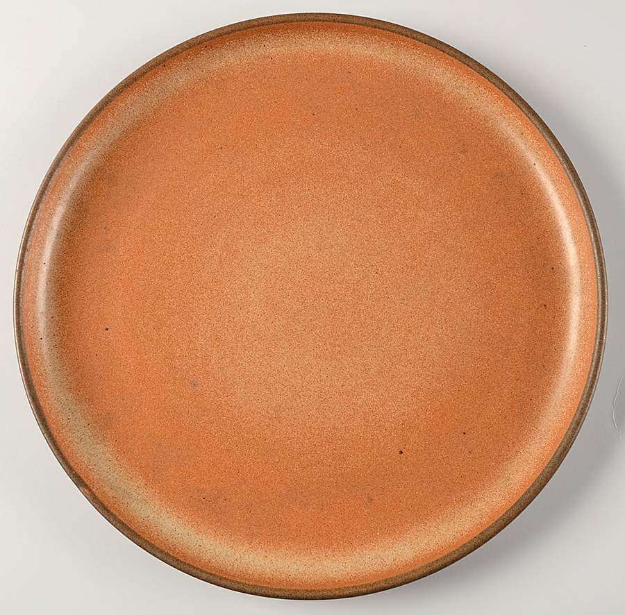 Pumpkin (Coupe Shape) 13" Chop Plate (Round Platter) by Heath-1