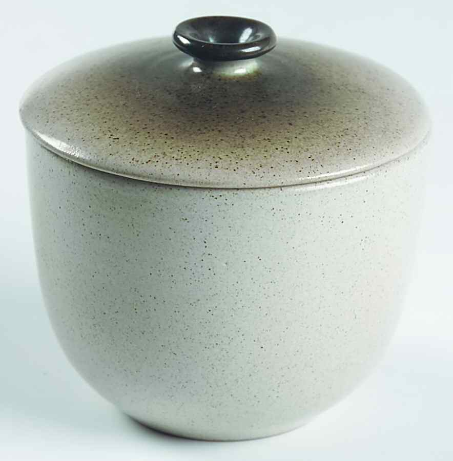 Sea & Sand (Coupe Shape) Sugar Bowl & Lid by Heath-1