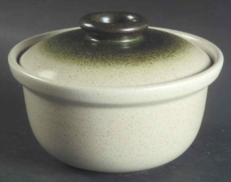 Sea & Sand (Coupe Shape) Individual Casserole & Lid by Heath-1