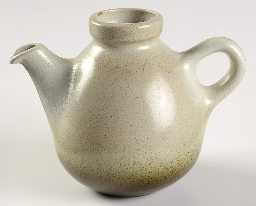 Sea & Sand (Coupe Shape) Mini Teapot No Cork Stopper/Lid by Heath-1