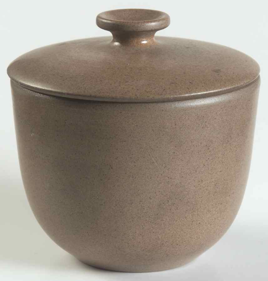 Turquoise (Coupe Shape) Sugar Bowl & Lid by Heath-1