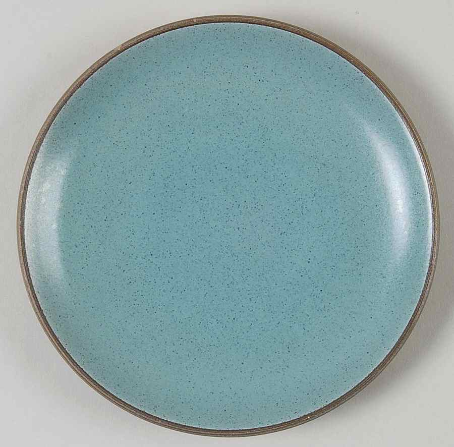 Turquoise (Coupe Shape) Bread & Butter Plate by Heath-1