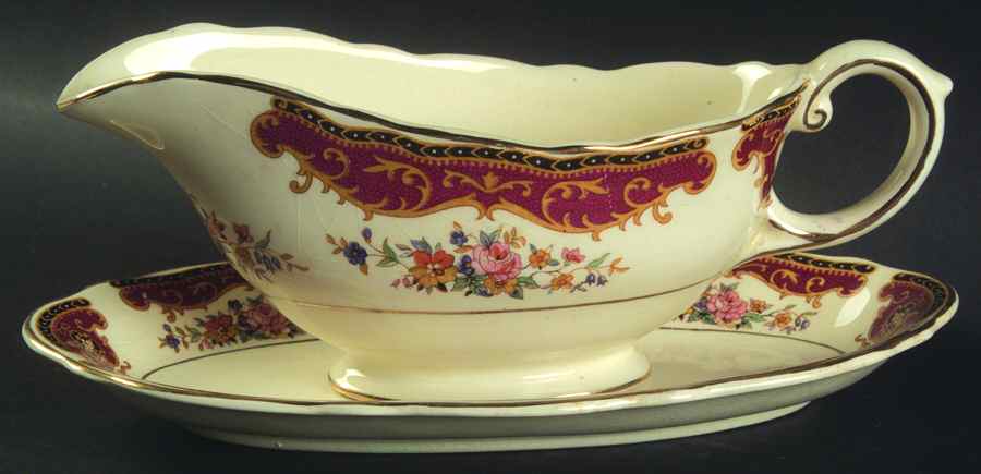 5603 Gravy Boat & Underplate/Relish by Thomas Hughes & Sons-1