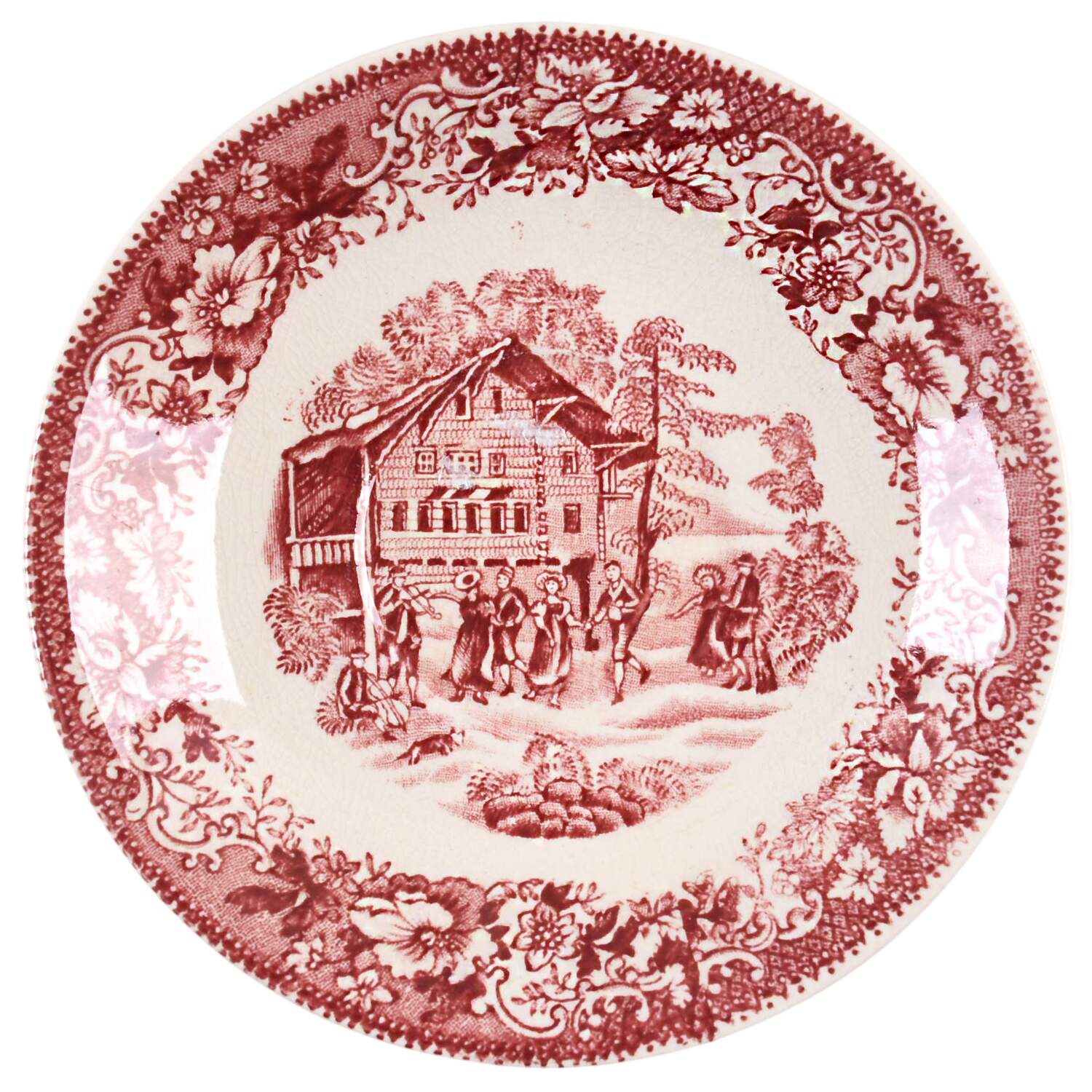Avon Cottage Pink Saucer by Thomas Hughes & Sons-1