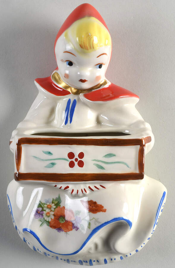 Little Red Riding Hood Hanging Planter by Hull-1