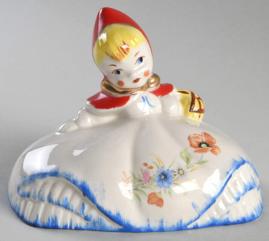 Little Red Riding Hood Lid for Salt Canister by Hull-1