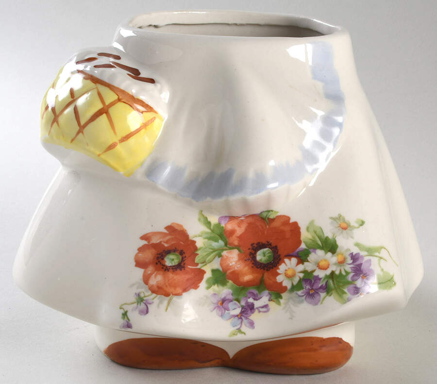 Little Red Riding Hood Cookie Jar #27 No Lid by Hull-1