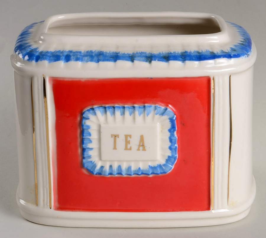 Little Red Riding Hood Tea Canister No Lid by Hull-1