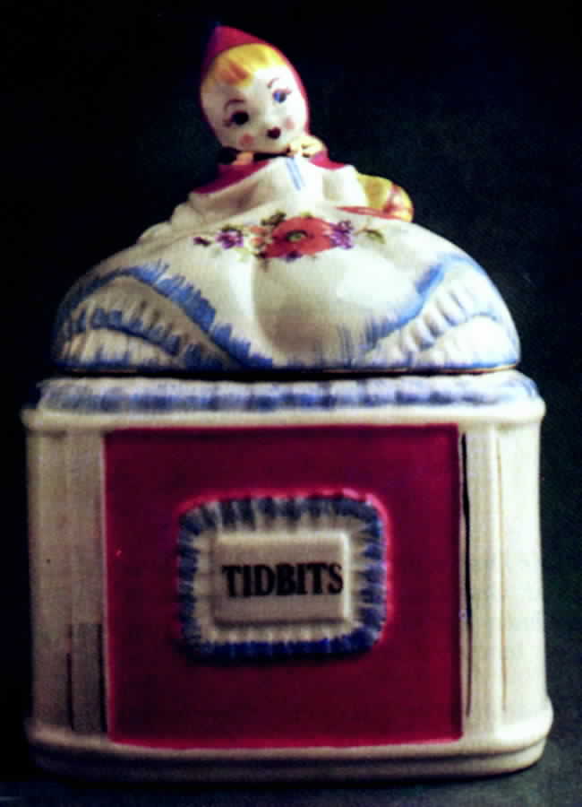 Little Red Riding Hood Tidbits Canister & Lid by Hull-1