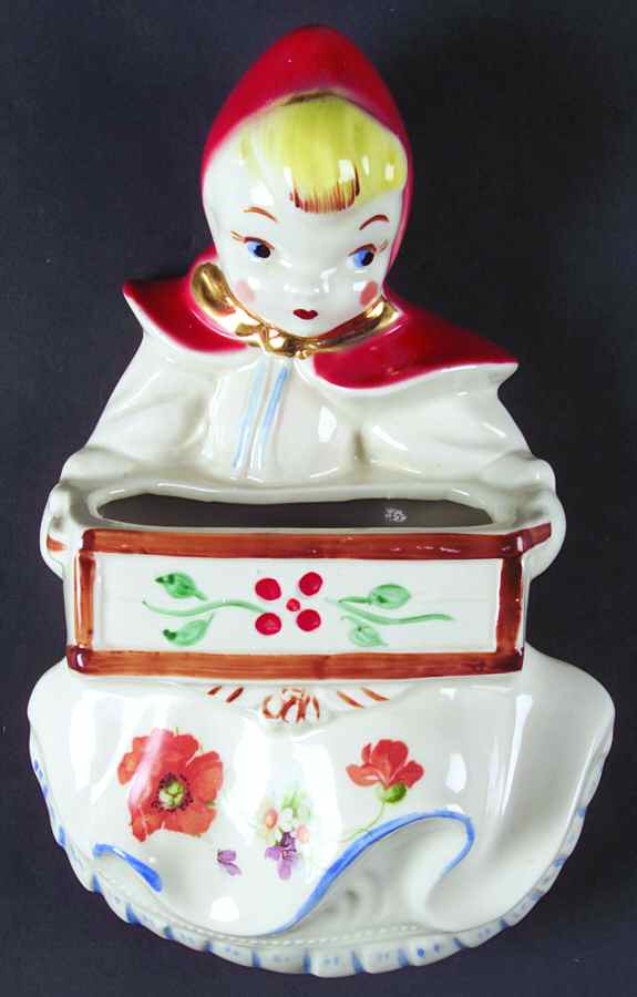 Little Red Riding Hood Hanging Planter by Hull-1