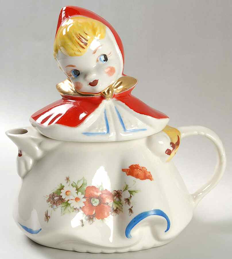 Little Red Riding Hood Teapot & Lid by Hull-1