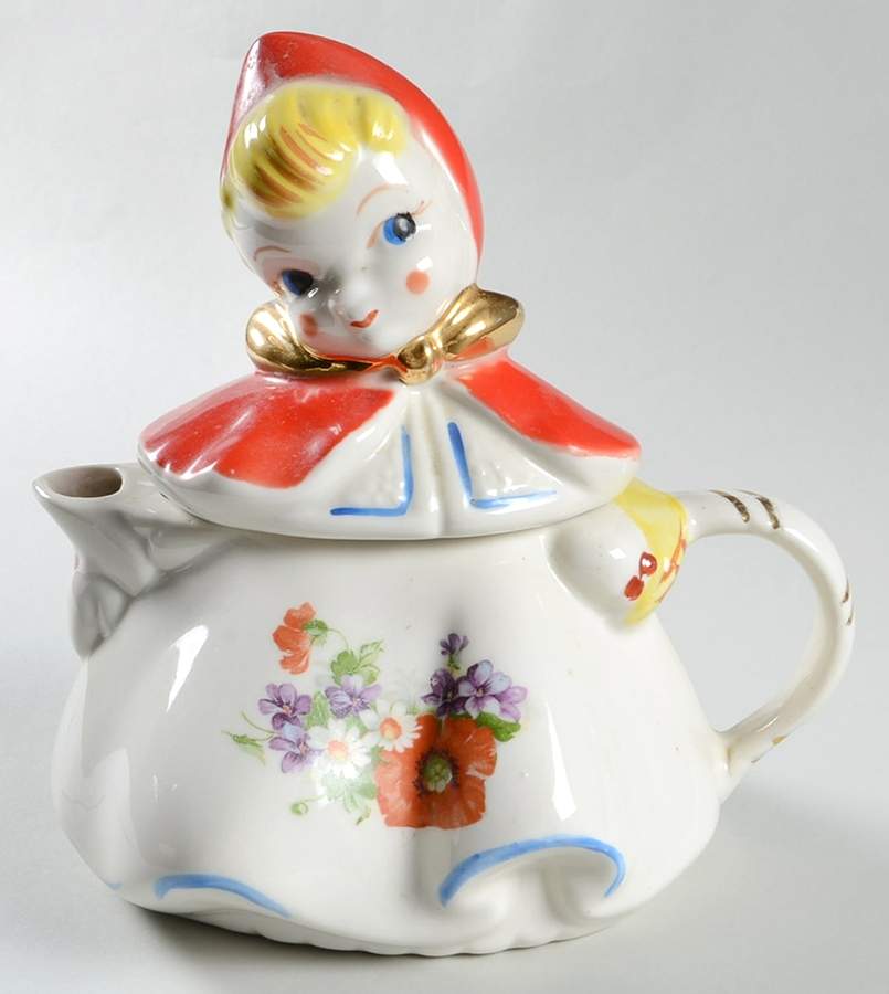 Little Red Riding Hood Teapot & Lid by Hull-1