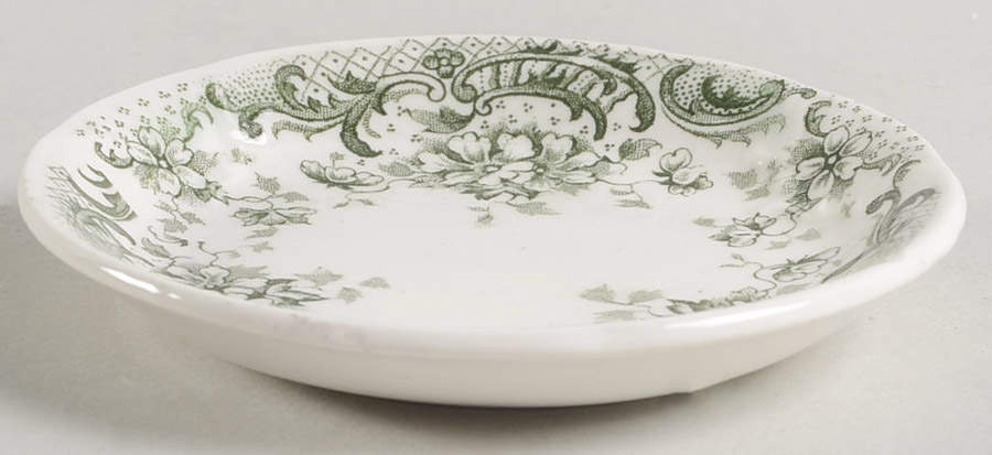 Maine Green Butter Pat by Wm Hulme-1