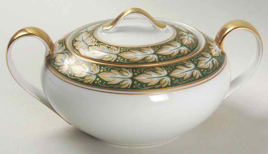 Baroness Sugar Bowl & Lid by Hutschenreuther-1