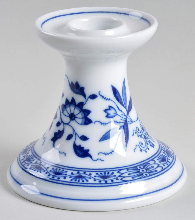Blue Onion 3" Candlestick by Hutschenreuther-1