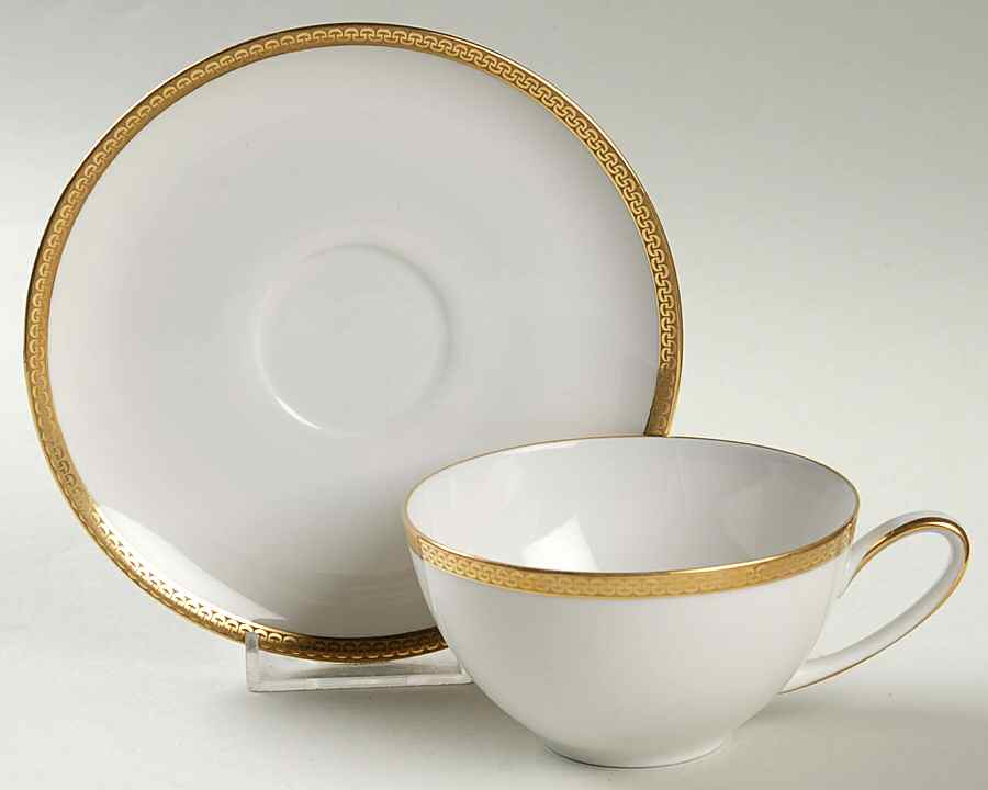 Harmonie Flat Cup & Saucer Set by Hutschenreuther-1
