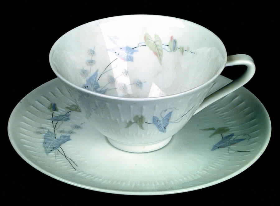 HUT29 Footed Cup & Saucer Set by Hutschenreuther-1