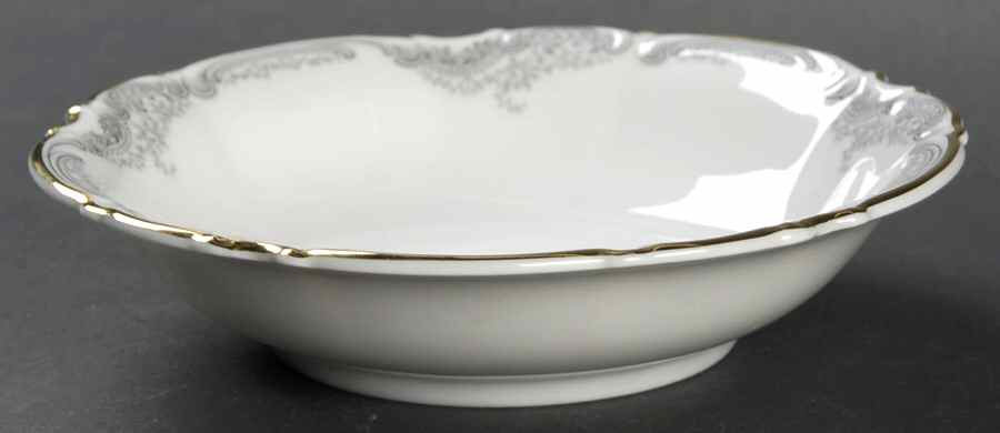 Lorelei Loreley (Gold, White) Fruit/Dessert (Sauce) Bowl by Hutschenreuther-1