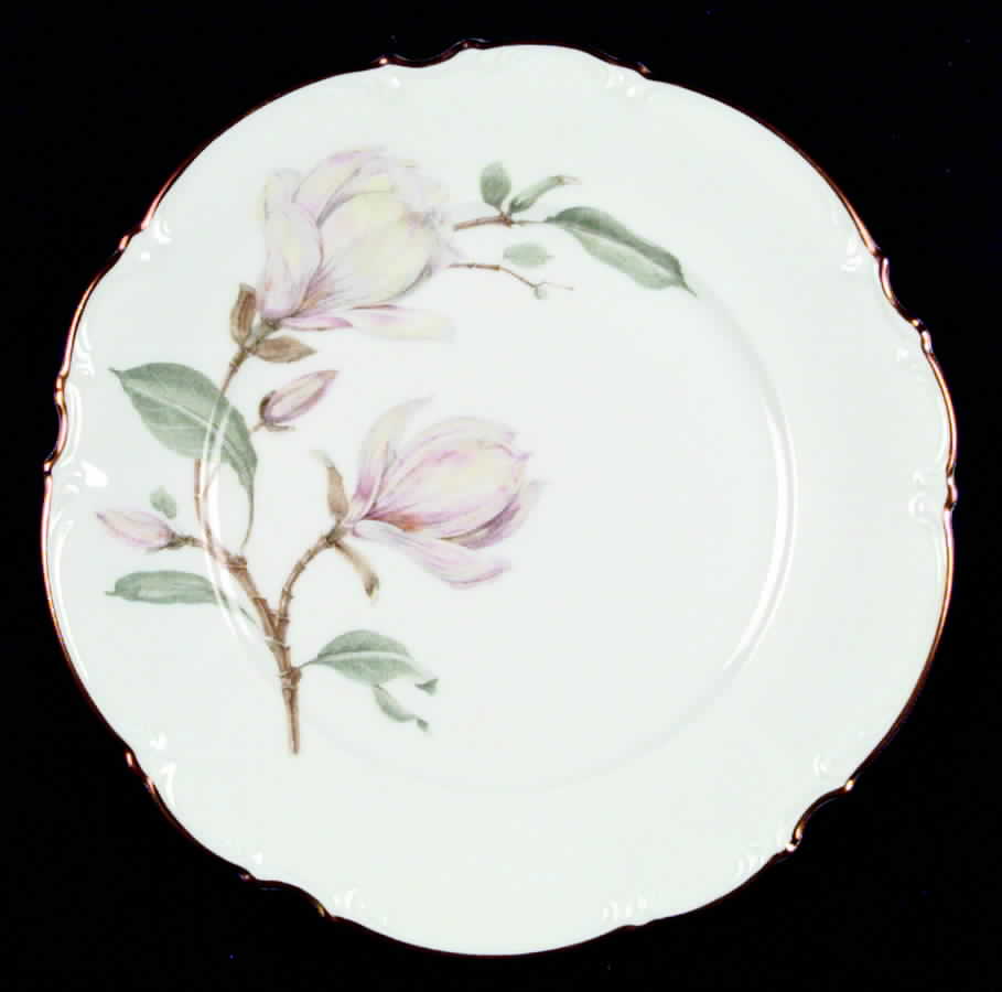 Magnolia (7948, Sylvia, White) Dinner Plate by Hutschenreuther-1