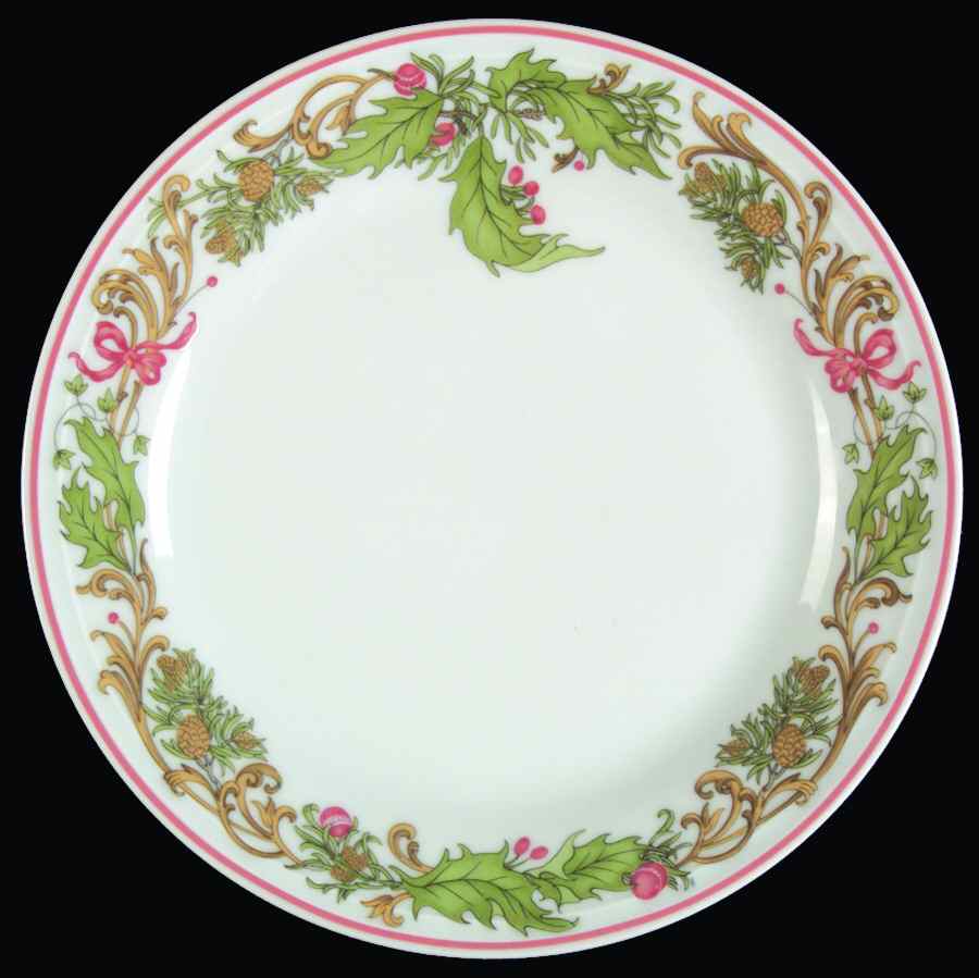 Noel (Rim Shape) Salad Plate by Hutschenreuther-1
