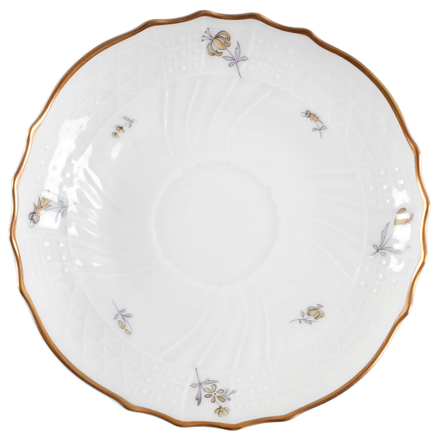 Saxony Saucer for Flat Cup by Hutschenreuther-1
