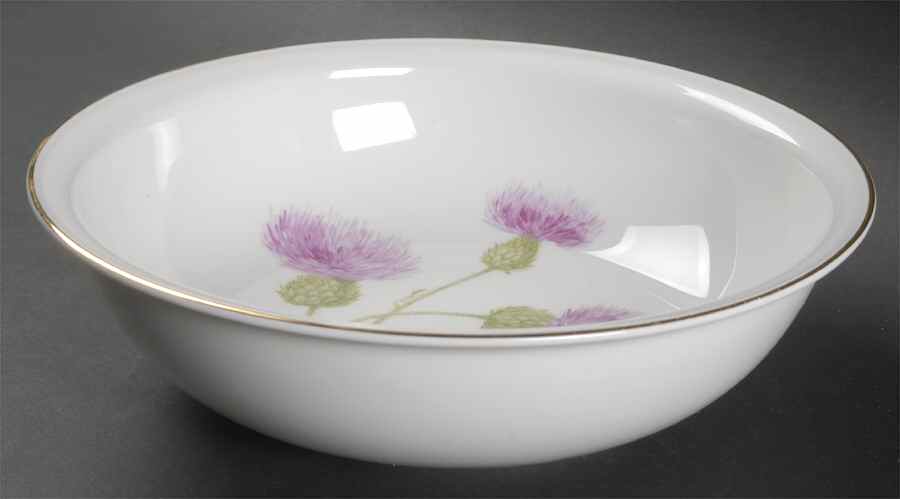 Scotch Thistle 9" Round Vegetable Bowl by Hutschenreuther-1