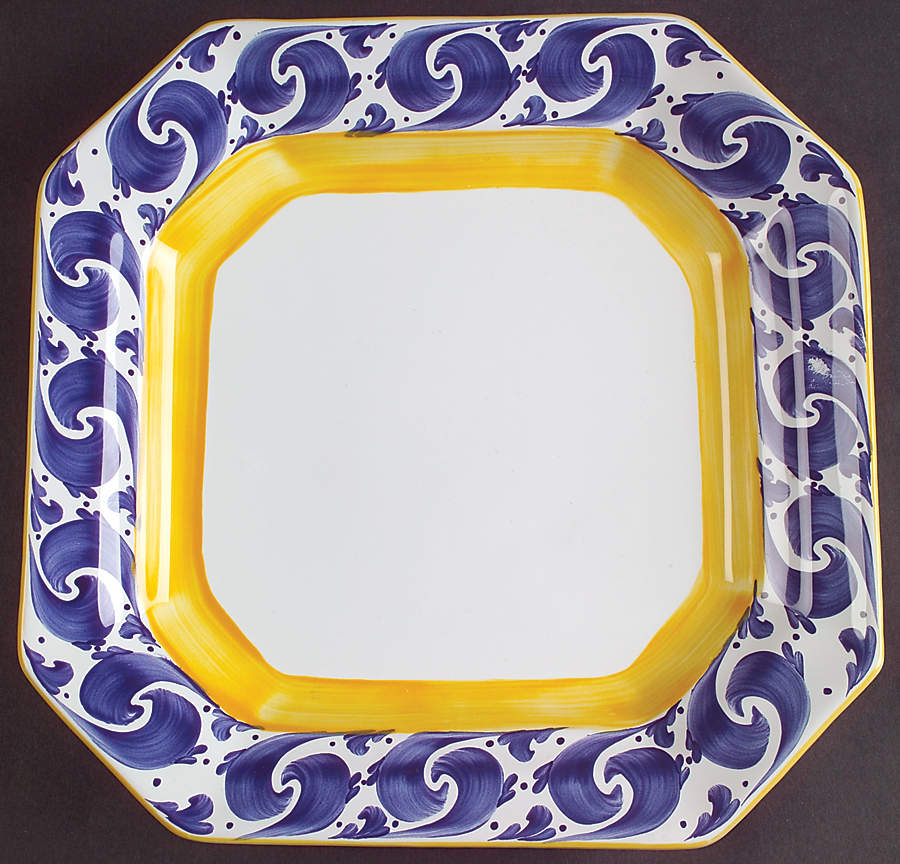 Splash Square Cake Plate by Herend Village-1
