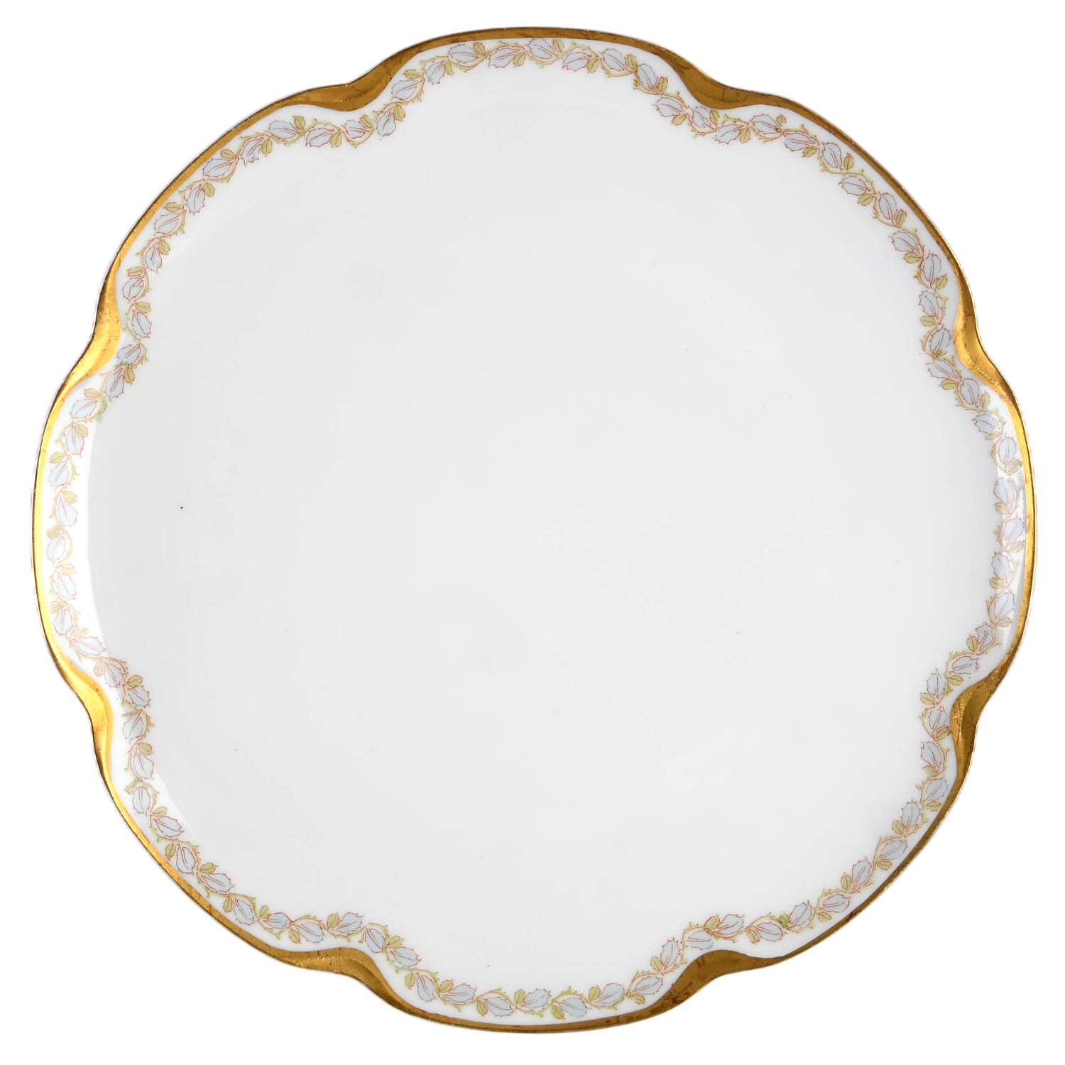 Schleiger 988 Coupe Luncheon Plate by Haviland-1