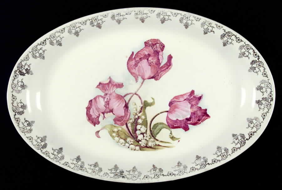 HLC746 13" Oval Serving Platter by Homer Laughlin -1