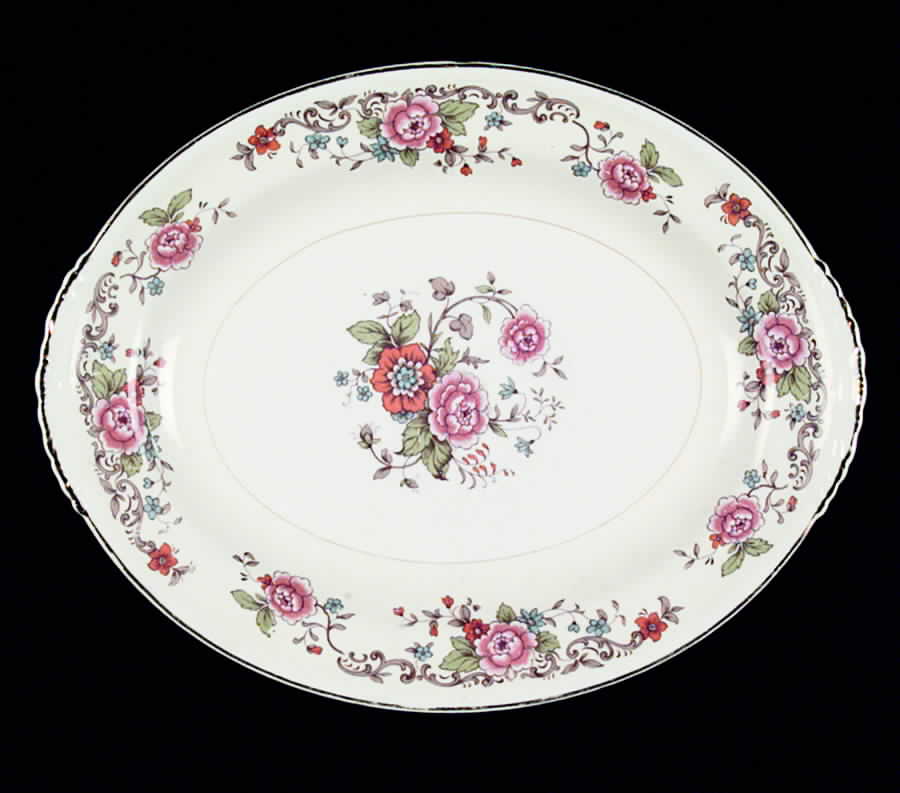 N1807 14" Oval Serving Platter by Homer Laughlin -1