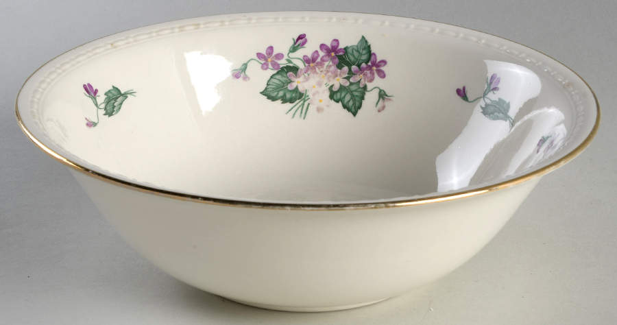 Nosegay 8" Round Vegetable Bowl by Homer Laughlin -1