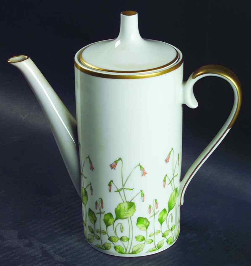 Linnaea Borealis (Smooth) Coffee Pot & Lid by Hackefors-1