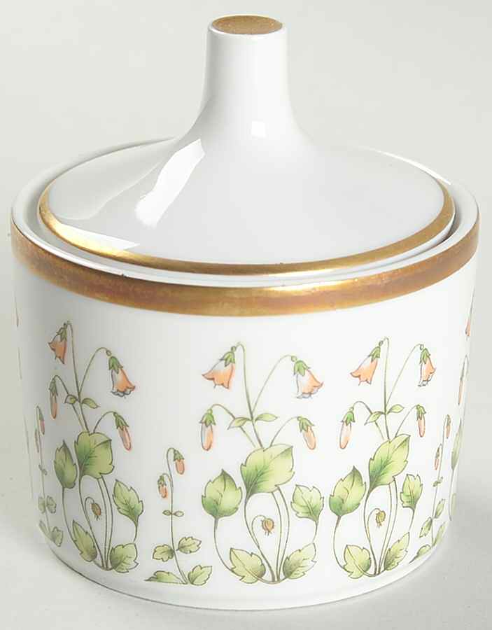 Linnaea Borealis (Smooth) Mini Sugar Bowl & Lid by Hackefors-1